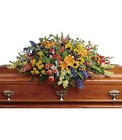 Colorful Reflections Casket Spray from Backstage Florist in Richardson, Texas